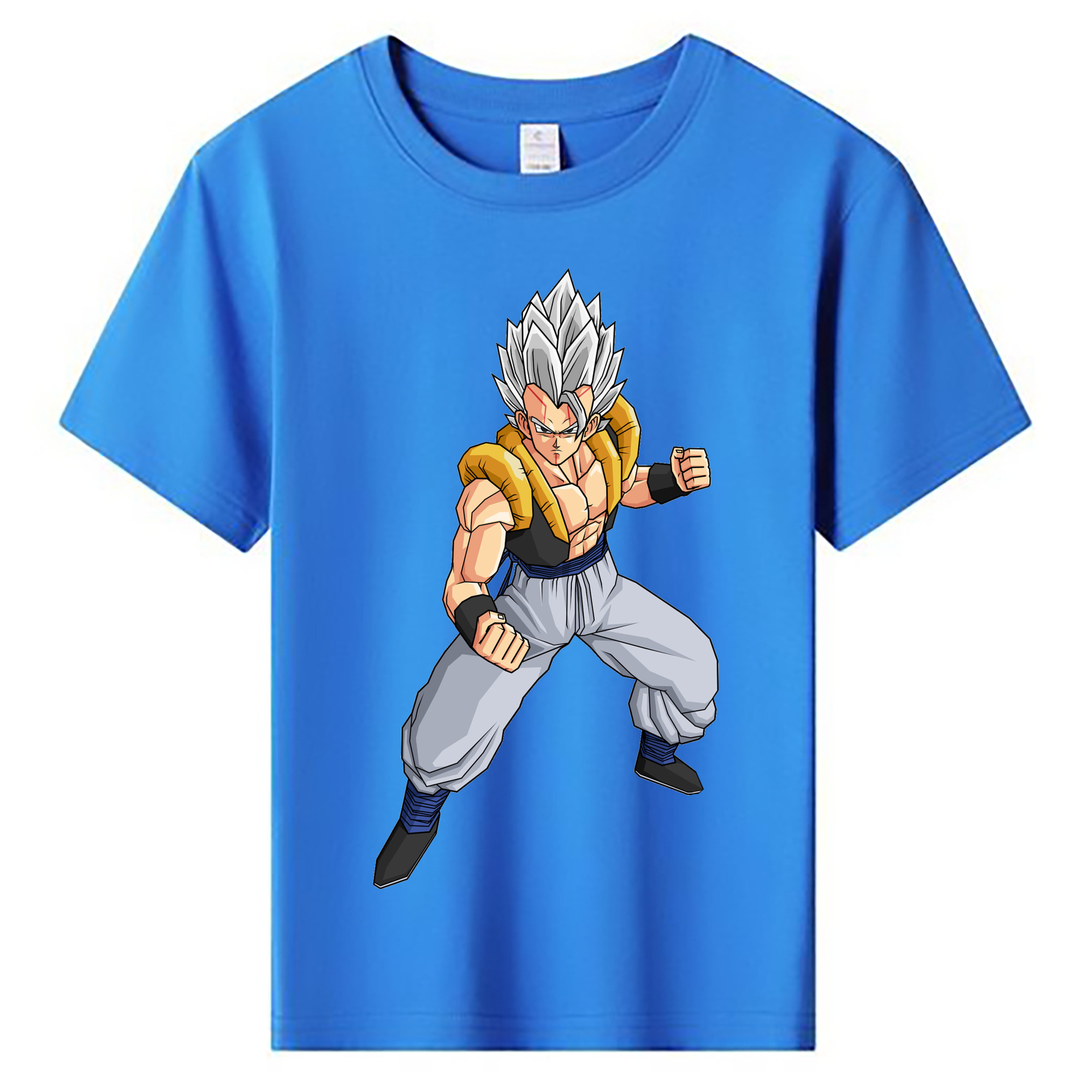 （画像用） ドラゴンボール ベジータ四世（Bejīta Yonsei）DRAGON BALL Vegeta IV 綿100％キッズTシャツ（フロントプリント）